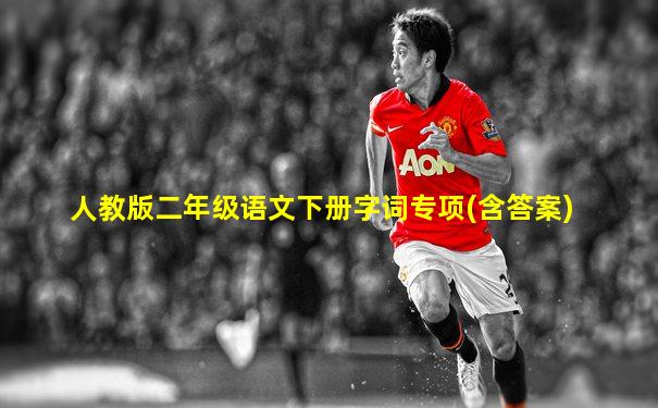 人教版二年级语文下册字词专项(含答案)