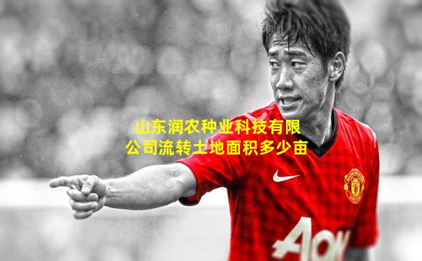 山东润农种业科技有限公司流转土地面积多少亩